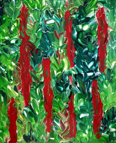 绘画 标题为“Forest breeze” 由Anatolii Kazymyrchuk, 原创艺术品, 丙烯 安装在木质担架架上