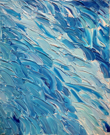 绘画 标题为“Ocean surf” 由Anatolii Kazymyrchuk, 原创艺术品, 丙烯 安装在木质担架架上
