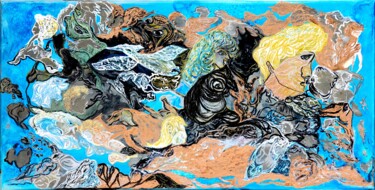 Painting titled "Карта на света" by Anna Mytavska (Cabrerra), Original Artwork, Acrylic