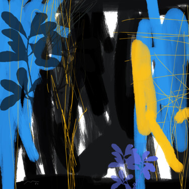 数字艺术 标题为“Abstratct N1” 由Marco Victorino, 原创艺术品, 数字油画