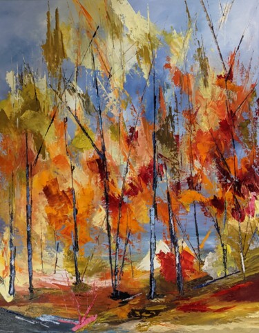 Illusion Painting titled "Illusion" by Nicole Caron, Original Artwork, Oil