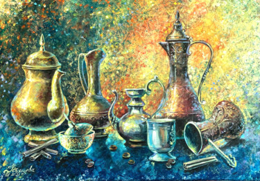 Peinture intitulée "Peinture de nature…" par Tatyana Ustyantseva, Œuvre d'art originale, Huile