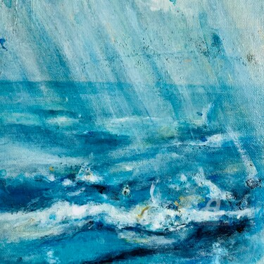Malerei mit dem Titel "November Rain" von Andreja Soleil, Original-Kunstwerk, Acryl