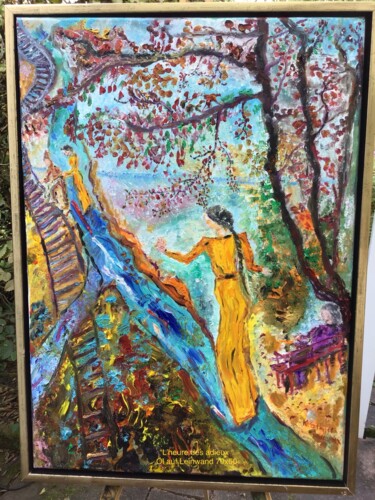 Malerei mit dem Titel "„L‘heure des adiaux“" von Klaus Professor Stoppel, Original-Kunstwerk, Öl