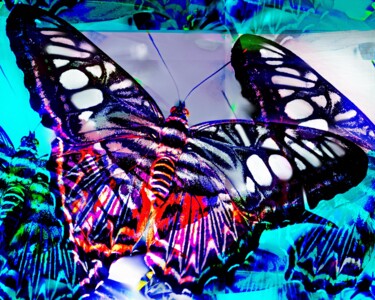 「Butterfly 1」というタイトルの絵画 Ira Tsantekidouによって, オリジナルのアートワーク, デジタル絵画