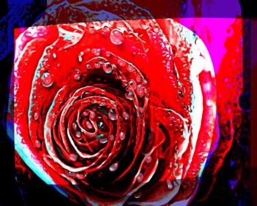 Peinture intitulée "Flower 7" par Ira Tsantekidou, Œuvre d'art originale, Peinture numérique