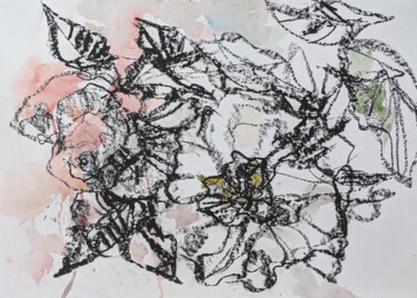 Malerei mit dem Titel "wrapped in feelings" von Irina Kindritska, Original-Kunstwerk, Pastell