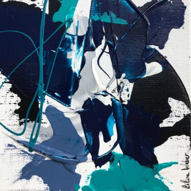 Peinture intitulée "The deep-2" par Céline Weber, Œuvre d'art originale, Acrylique