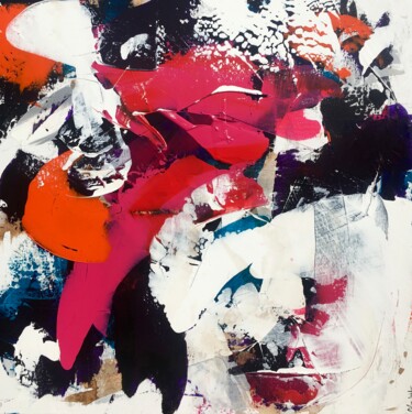 Peinture intitulée "Louisville" par Céline Weber, Œuvre d'art originale, Acrylique