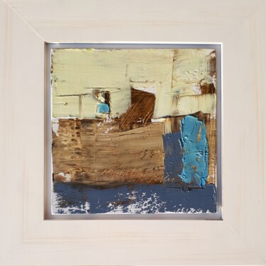 Painting titled "Blue point" by Kazimierz Mordarski, Original Artwork, Oil