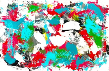 Peinture intitulée "Sweet Fizz" par Céline Weber, Œuvre d'art originale, Acrylique