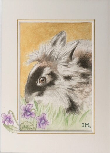Peinture intitulée "Série « Lulu » n 11" par Isabelle Molinard, Œuvre d'art originale, Aquarelle