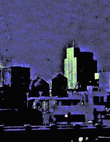 摄影 标题为“Cityscape in the St…” 由Ken Lerner, 原创艺术品, 数码摄影