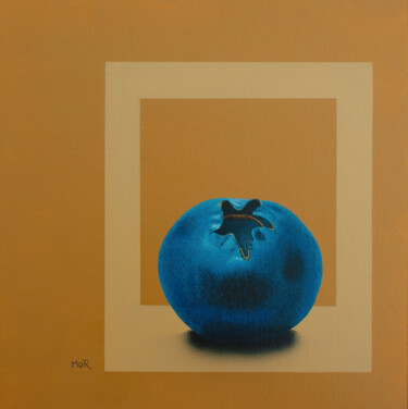 绘画 标题为“Blueberry_II” 由Dietrich Moravec, 原创艺术品, 丙烯 安装在木板上