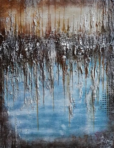 Painting titled "Acrylique sur toile…" by Steivan Loundou, Original Artwork, Acrylic Mounted on Wood Stretcher frame