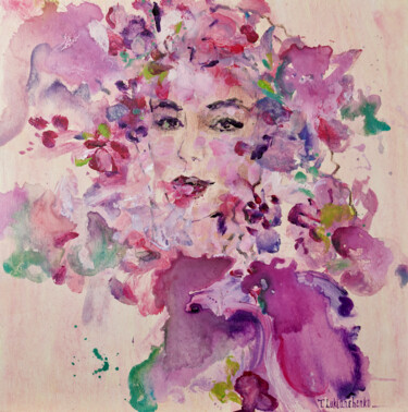 绘画 标题为“Sakura” 由Tetiana Lukianchenko, 原创艺术品, 丙烯