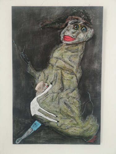 Textielkunst getiteld "Apocalypse 21.9" door Pilado, Origineel Kunstwerk, Draad
