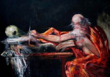 绘画 标题为“Saint Jerome Writin…” 由Pepijn Simon, 原创艺术品, 油