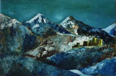 Painting titled "Silence" by Kvantaliani, Original Artwork, Oil
