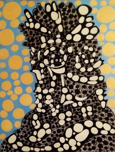 Painting titled "L'éternité retrouvée" by Aorlius, Original Artwork, Acrylic