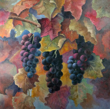 Bounty of nature Peinture intitulée "Bounty of nature" par Tamara Rozinskay, Œuvre d'art originale, Huile
