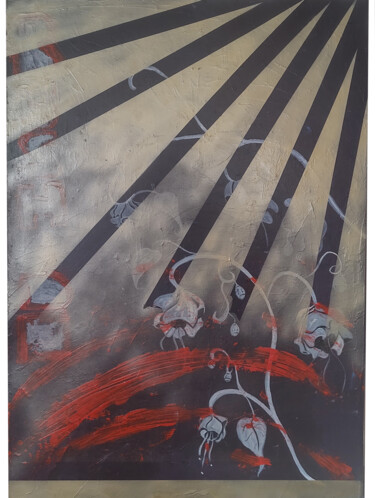 Pintura intitulada "Bushido" por Sebastian Rinkenburger, Obras de arte originais, Acrílico