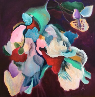 Peinture intitulée "Two of a kind" par Vénie, Œuvre d'art originale, Acrylique