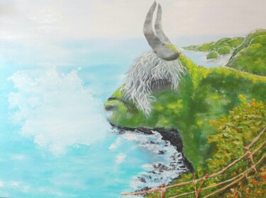 绘画 标题为“Breath Of The Land” 由Nataliia Goloborodko, 原创艺术品, 油 安装在木质担架架上