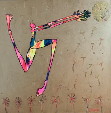 Peinture intitulée "Le dessein de la Li…" par Delphine Dessein, Œuvre d'art originale, Acrylique