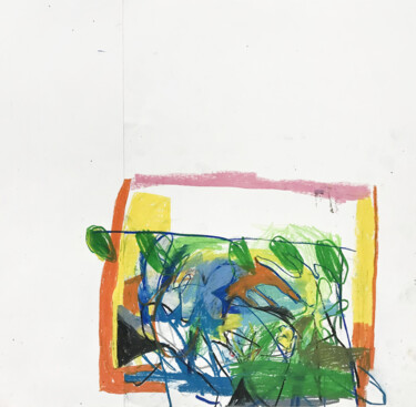 Dessin intitulée "AREA II" par Luc Pierre, Œuvre d'art originale, Pastel