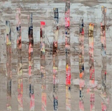 Peinture intitulée "Libération 37" par Delphine Dessein, Œuvre d'art originale, Acrylique