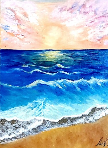 Romantic Peinture intitulée "Romantic" par Anna Mytavska (Cabrerra), Œuvre d'art originale, Huile