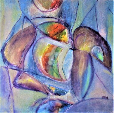 Peinture intitulée "Nostalgie 2" par Monique Chef, Œuvre d'art originale, Acrylique