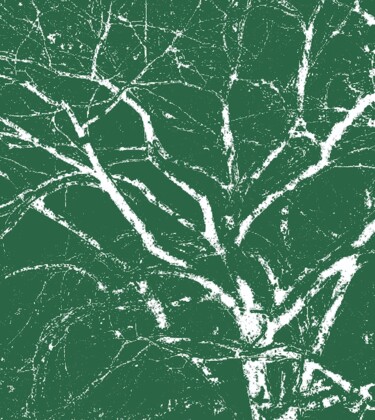 Photography titled "Snow on a Tree 1e41" by Ken Lerner, Original Artwork, Digital Photography