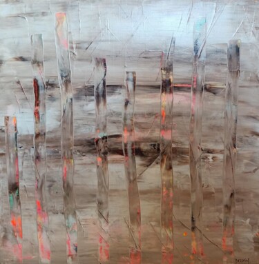 Peinture intitulée "Libération 38" par Delphine Dessein, Œuvre d'art originale, Acrylique