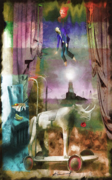 绘画 标题为“Journey into the re…” 由Константин Скопцов, 原创艺术品, 丙烯