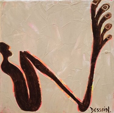 Peinture intitulée "Sciapoïde (B8)" par Delphine Dessein, Œuvre d'art originale, Acrylique