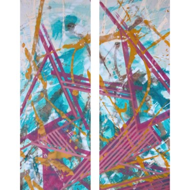 The Chaos of Life AB Original Painting Abstract Рисунок под названием "The Chaos of Life A…" - Aleks Andr, Подлинное произведение искусства, Акрил