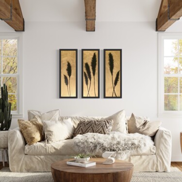 Schilderij getiteld "Pampas" door Jasmin Anderleit, Origineel Kunstwerk, Acryl