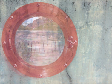 Peinture murale à Duingt - 1 Photographie intitulée "Peinture murale à D…" par Camille R., Œuvre d'art originale, Photographie non manipulée