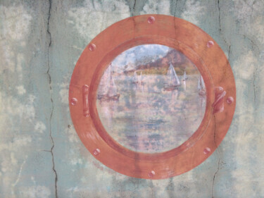 Peinture murale à Duingt - 2 Photographie intitulée "Peinture murale à D…" par Camille R., Œuvre d'art originale, Photographie non manipulée
