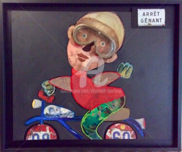 « Yann de St Goustan » Collages titled "« Yann de St Gousta…" by Elisabeth Faucheur, Original Artwork, Collages