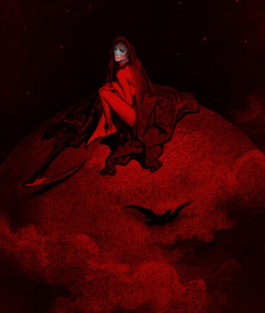 「Black or Red Friday」というタイトルのデジタルアーツ Dodi Balladaによって, オリジナルのアートワーク, 2Dデジタルワーク
