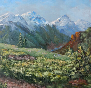 Painting titled "Shenandoah park" by Tamara Rozinskay, Original Artwork, Oil