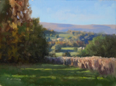 Peinture intitulée "Chemin des Marins" par Pascal Giroud, Œuvre d'art originale, Huile