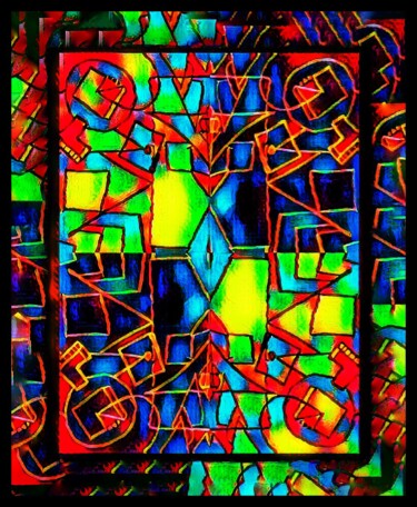 Digital Arts titled "Crystal Light" by Elisabetta Nannini Ne, Original Artwork, Digital Painting