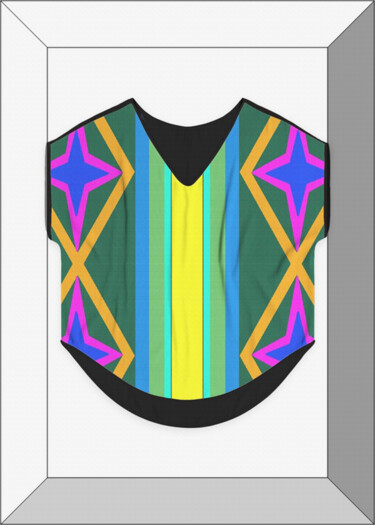 제목이 "ARTE DIGITAL-textil…"인 디지털 아트 Antonio Guimaraes로, 원작, 2D 디지털 작업