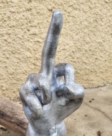 Excuse me sir Sculpture intitulée "Excuse me sir" par D.S.A.Rt, Œuvre d'art originale, Aluminium