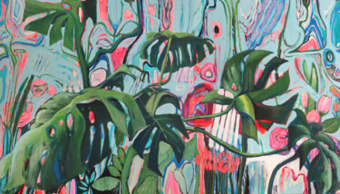 Biodiversité Peinture intitulée "Biodiversité" par Marielle Robichaud, Œuvre d'art originale, Acrylique