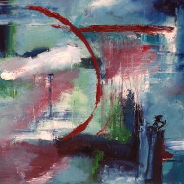 Schilderij getiteld "Nr. 16/2" door Meike Van Riel, Origineel Kunstwerk, Olie